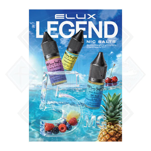 Buy ELUX LEGEND NIC SALT 5MG POSTER