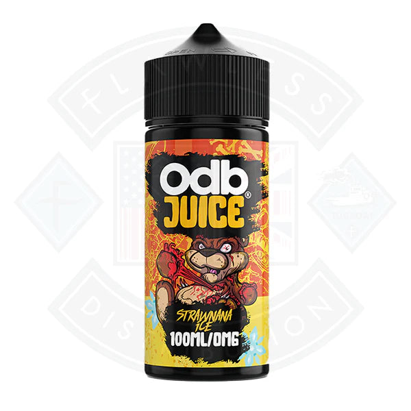 Buy ODB Juice - Strawnana Ice 0mg 100ml Shortfill