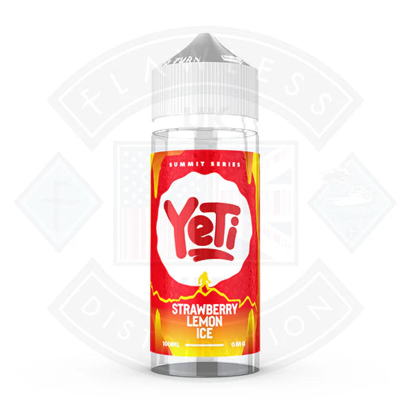 Buy Yeti Summit Series - Strawberry Lemon Ice 0mg 100ml Shortfill