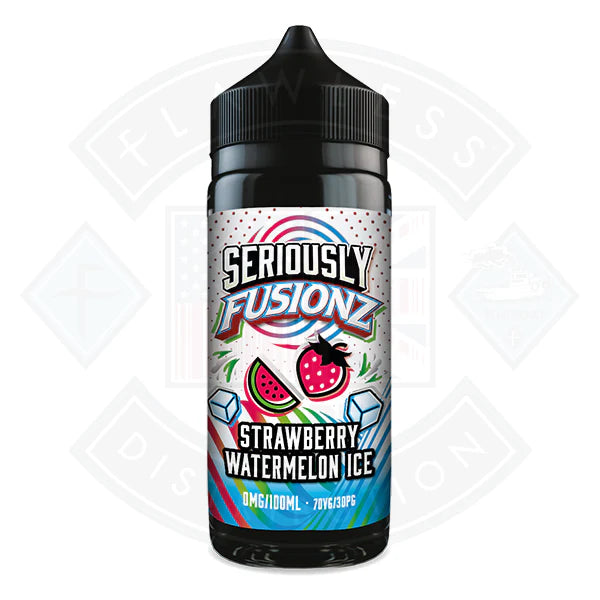 Buy Doozy Vape Seriously Fusionz Strawberry Watermelon Ice 0mg 100ml Shortfill