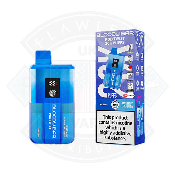 Buy Bloody Bar 20K POD TWIST Prefilled Vape Kit