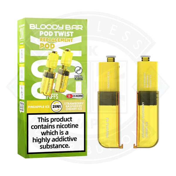 Buy Bloody Bar Pod Twist 20K Prefilled Pods + Refill Containers