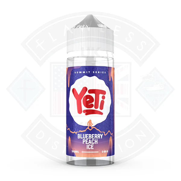 Buy Yeti Summit Series - Blueberry Peach Ice 0mg 0mg 100ml Shortfill