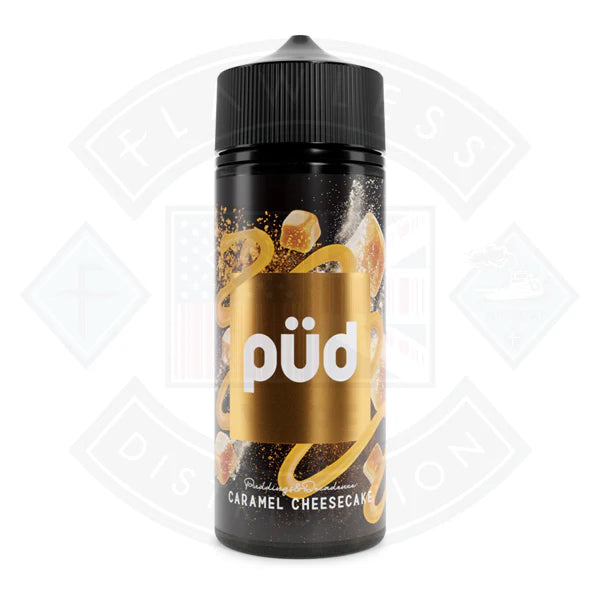 Buy PUD Pudding & Decadence Caramel Cheesecake 0mg 100ml Shortfill E-Liquid