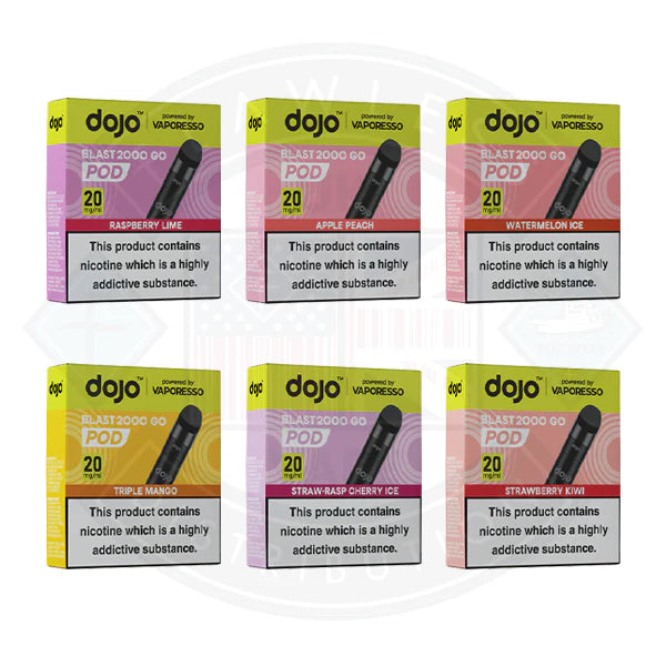 Buy Dojo Blast 2000 Go Replaceable Pod 20mg by Vaporesso