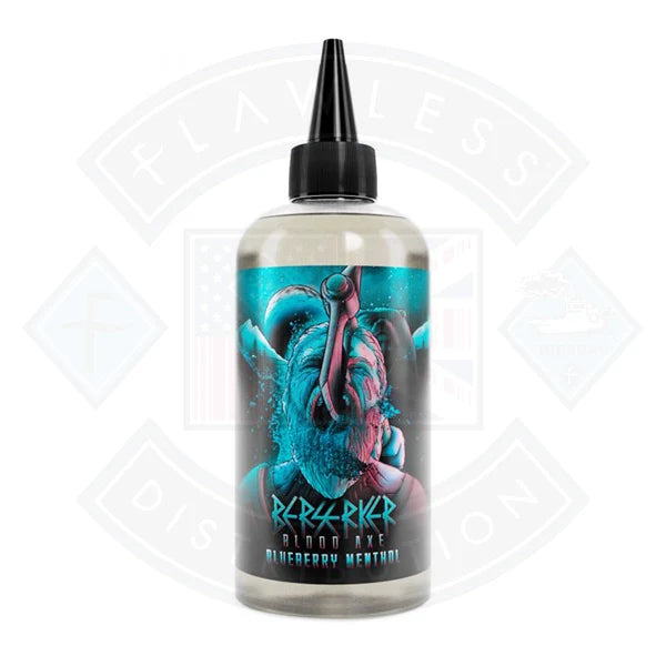 Buy Berserker Blood Axe Blueberry Menthol 0mg 200ml Shortfill E-Liquid