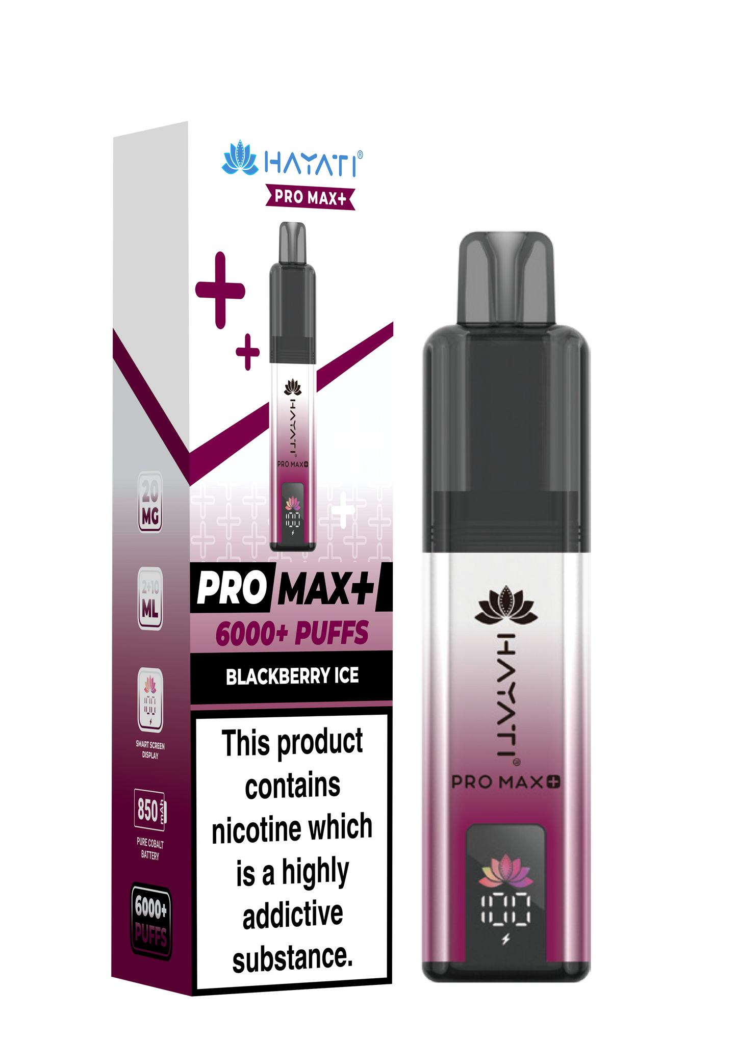 Buy Hayati Pro Max Plus 6000 Prefilled Vape Box of 5