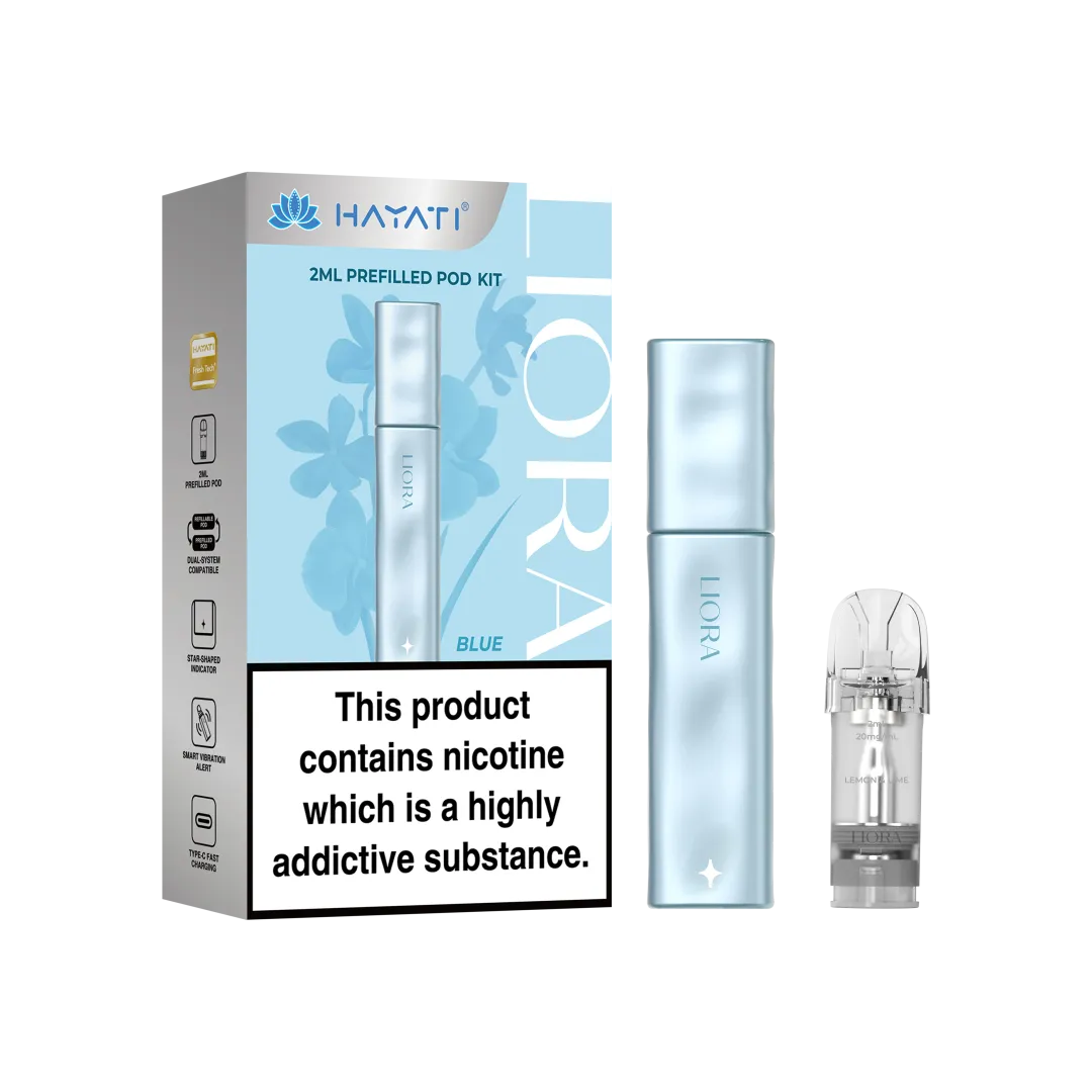 Buy Hayati Liora Pod Vape Kit Blue