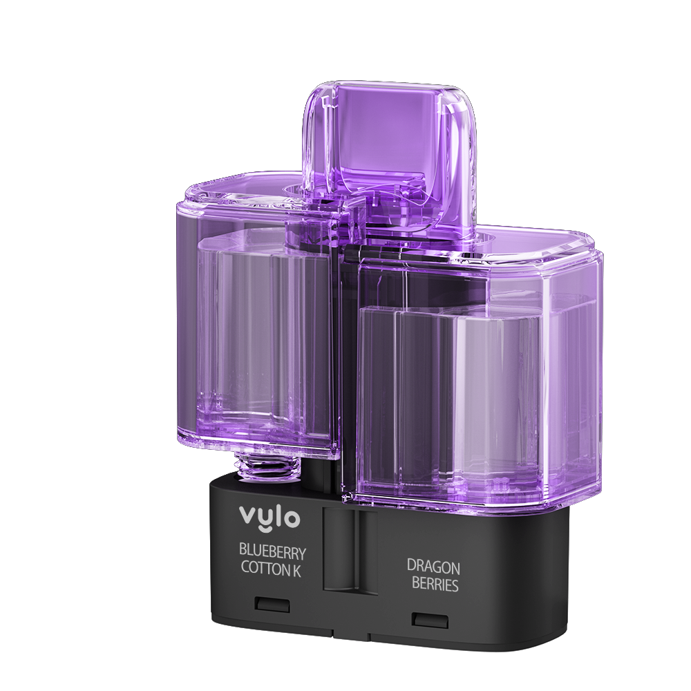 Buy Vylo Duo 35k Prefilled Pods Box of 5 Blueberry Cotton Dragon Berries