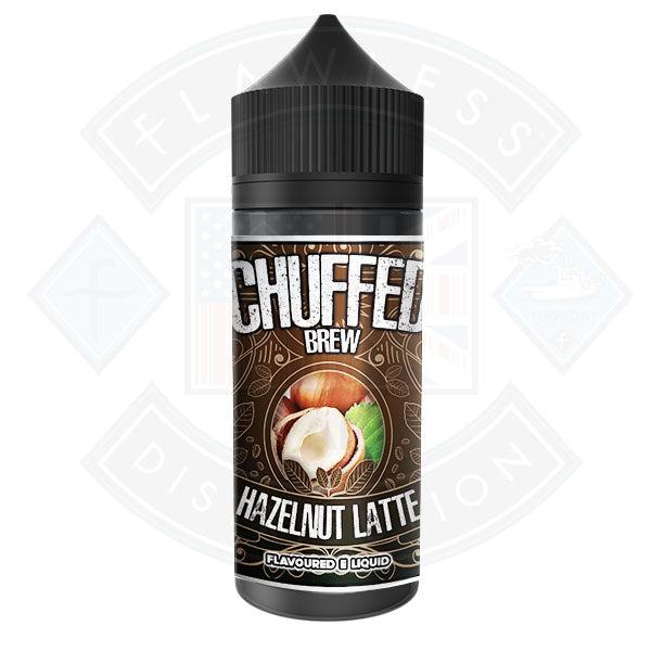 Buy Chuffed Brew - Hazelnut Latte 0mg 100ml Shortfill E-Liquid