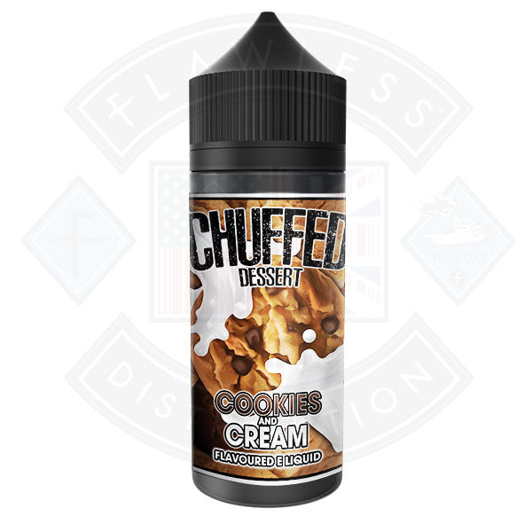 Buy Chuffed Dessert - Cookies and Cream 0mg 100ml Shortfill E-Liquid