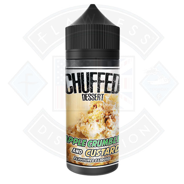 Buy Chuffed Dessert - Apple Crumble and Custard 0mg 100ml Shortfill E-Liquid