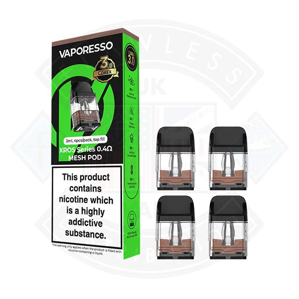 Buy Vaporesso XROS series Corex 3.0 pods tech version 4pcs/pack
