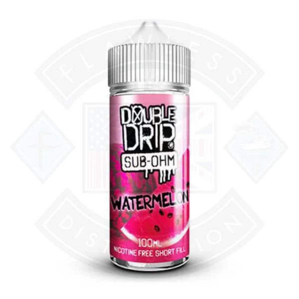 Buy Double Drip Watermelon 0mg 100ml Shortfill