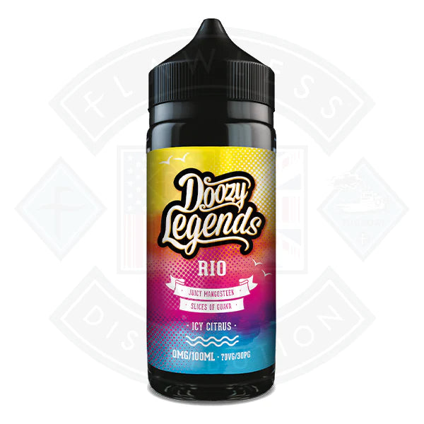 Buy Doozy Vape Legends- Rio 0mg 100ml Shortfill