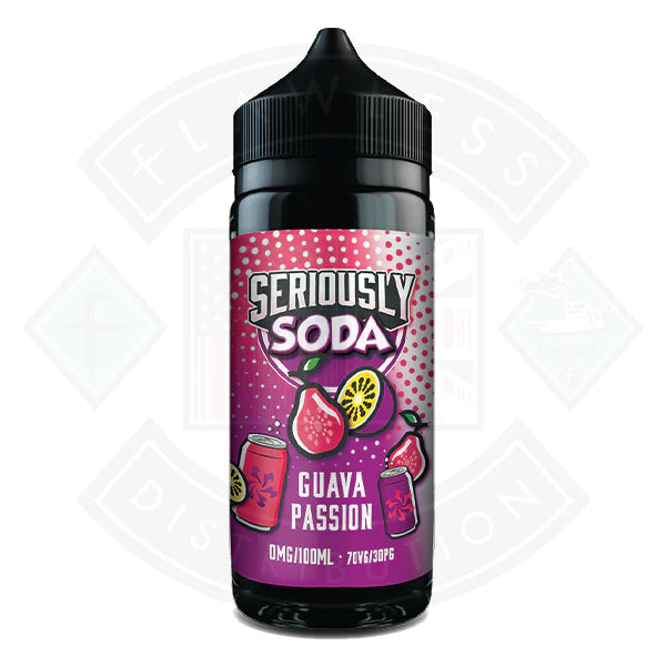 Buy Doozy Vape Seriously Soda- Guava Passion 0mg 100ml Shortfill