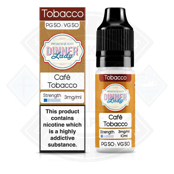 Buy Dinner Lady Tobacco 50/50 Cafe Tobacco 10ml