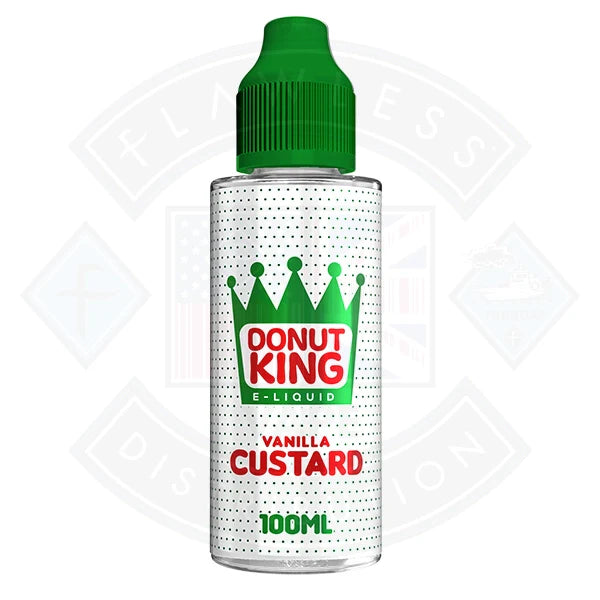 Buy Donut King - Vanilla Custard 0mg 100ml Shortfill