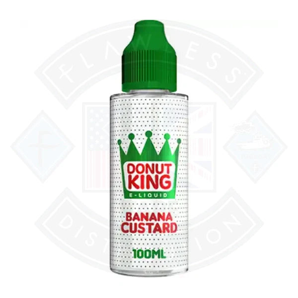 Buy Donut King - Banana Custard 0mg 100ml Shortfill