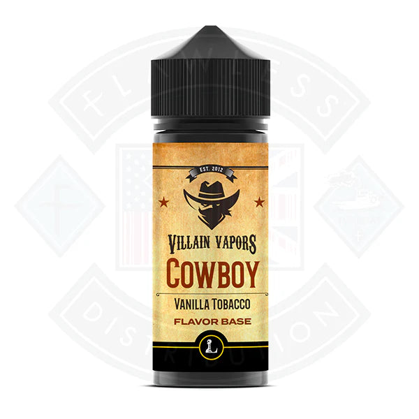 Buy Five Pawns - The Legacy Collection Vape Villain Vapors - Cowboy 0mg 100ml Shortfill