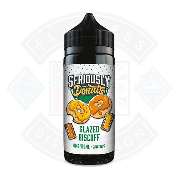 Buy Doozy Vape Seriously Donuts Glazed Biscuit 0mg 100ml Shortfill