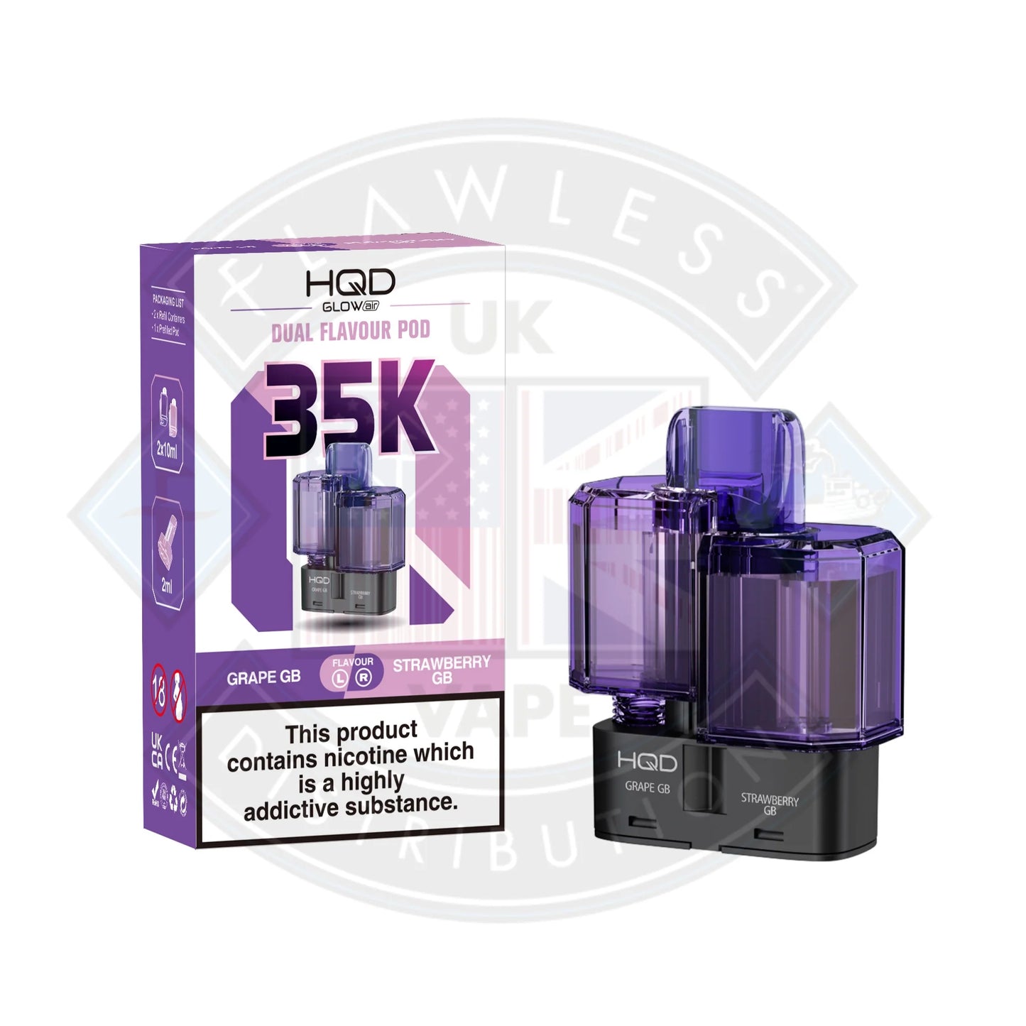 Buy HQD Glow Air 35K Refill Pods