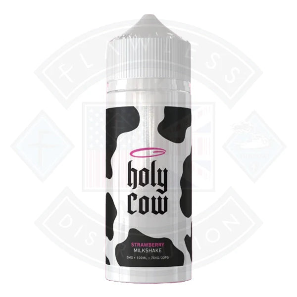Buy Holy Cow - Strawberry Milkshake 0mg 100ml Shortfill