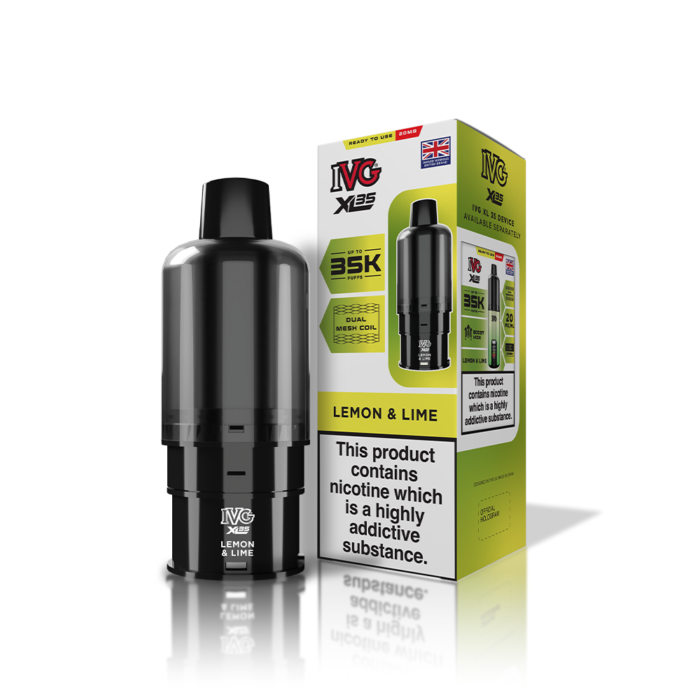Buy IVG XL 35K Prefilled Pods (Pack of 5) Lemon & Lime