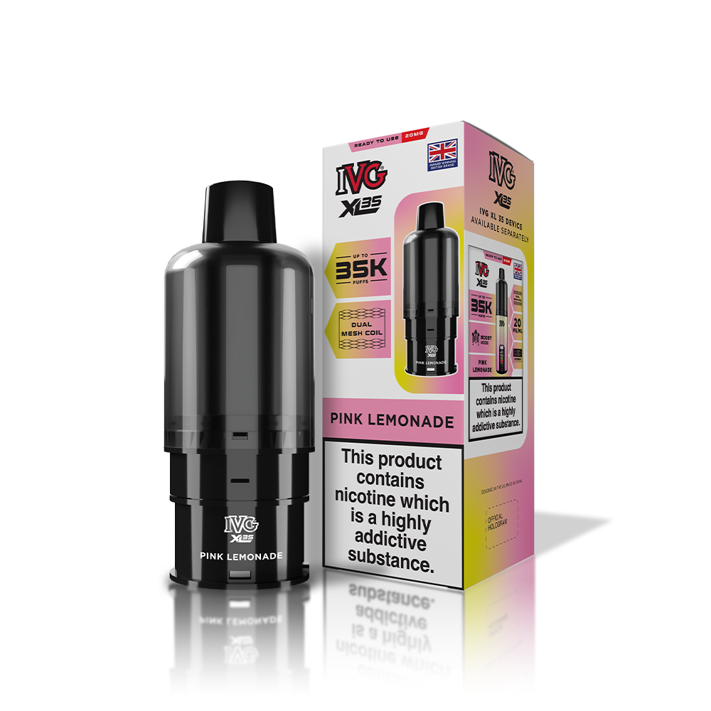Buy IVG XL 35K Prefilled Pods (Pack of 5) Pink Lemomade