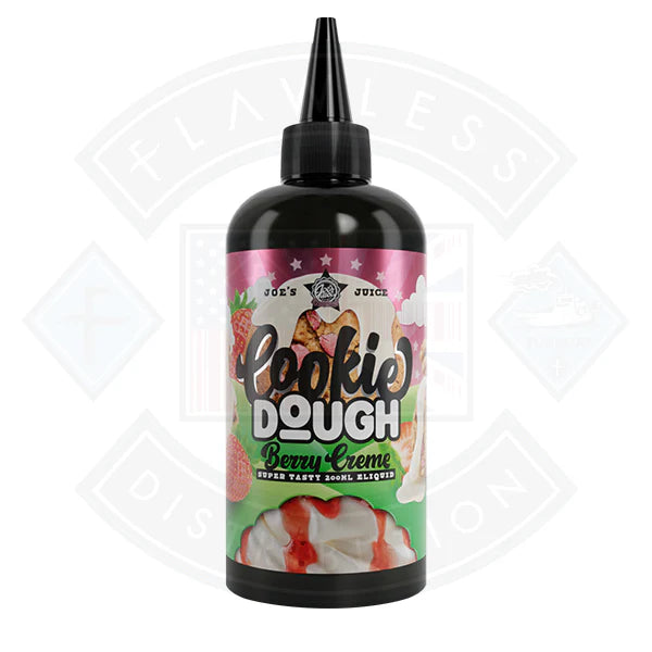 Buy Joes Juice Cookie Dough Berry Creme 200ml 0mg shortfill e-liquid
