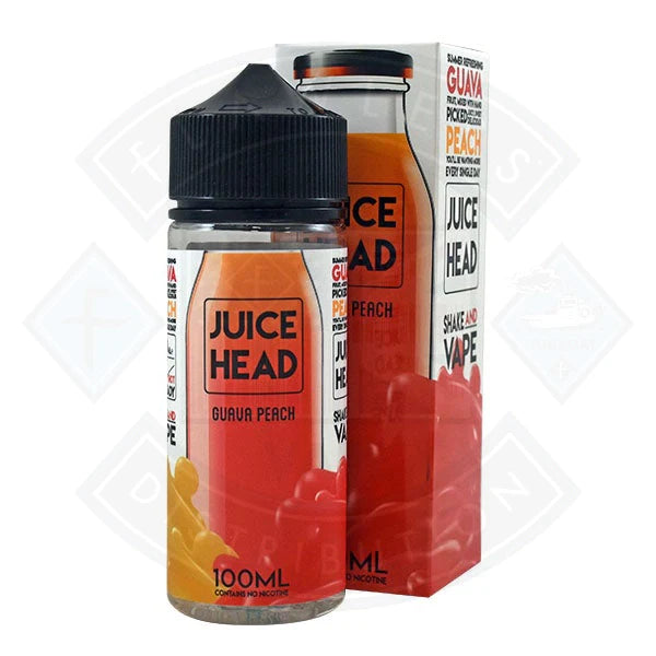 Buy Juice Head Shake and Vape Guava Peach 0mg 100ml Shortfill