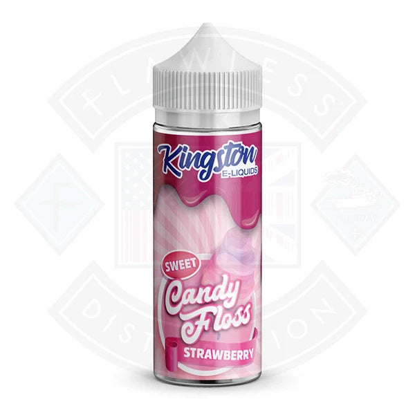 Buy Kingston Sweet Candy Floss - Strawberry 0mg 100ml 70/30 Shortfill