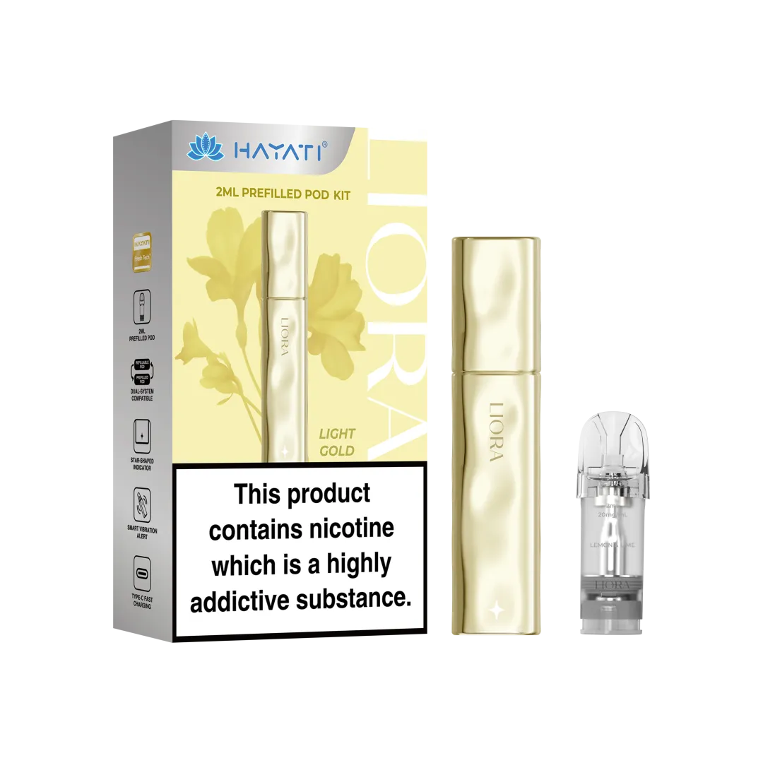 Buy Hayati Liora Pod Vape Kit Light Yellow