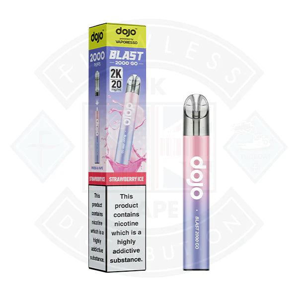 Buy Vaporesso Dojo Blast 2000 GO Transparent Prefilled Vape Kit