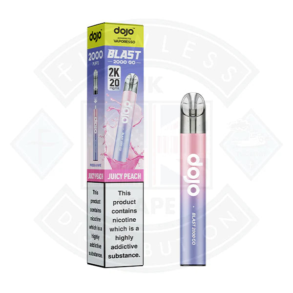 Buy Vaporesso Dojo Blast 2000 GO Transparent Prefilled Vape Kit