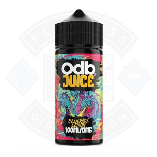 Buy ODB Juice - Blue Razz Lemon 0mg 100ml Shortfill