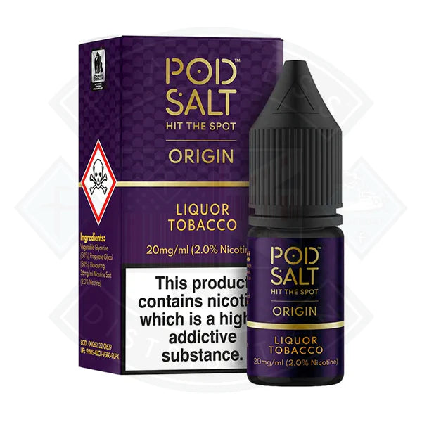 Buy Pod Salt Origin - Liquor Tobacco 10ml