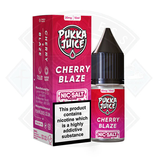 Buy Pukka Juice - Nic Salt Cherry Blaze 10ml E-liquid