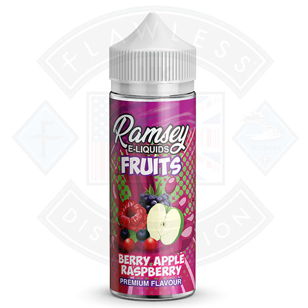 Buy Ramsey E-Liquids Fruits - Berry Apple Raspberry 0mg 100ml Shortfill