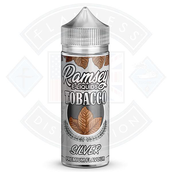 Buy Ramsey Tobacco - Silver 0mg 100ml Shortfill