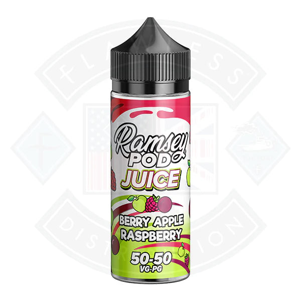 Buy Ramsey Pod Juice Berry Apple Raspberry 0mg 100ml Shortfill
