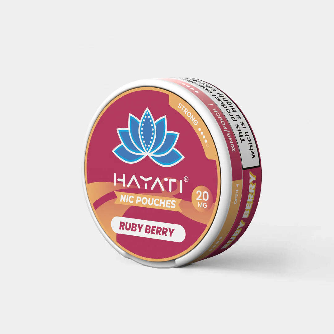 Buy Hayati Nicotine Pouches Pack of 10 Ruby Berry