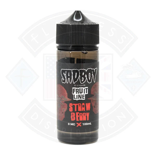 Buy Sadboy Fruit Line- Straw Berry (Strawberry Blood) 100ml 0mg shortfill e-liquid