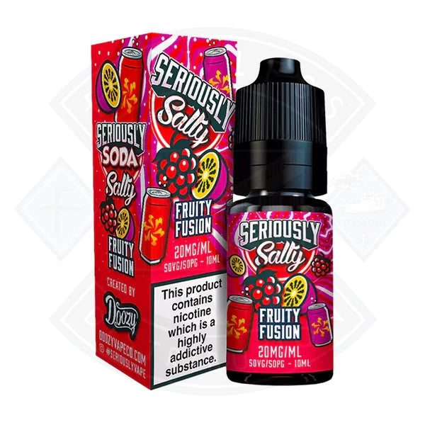 Buy Doozy Vape Seriously Salty Sodas Fruity Fusion 10ml