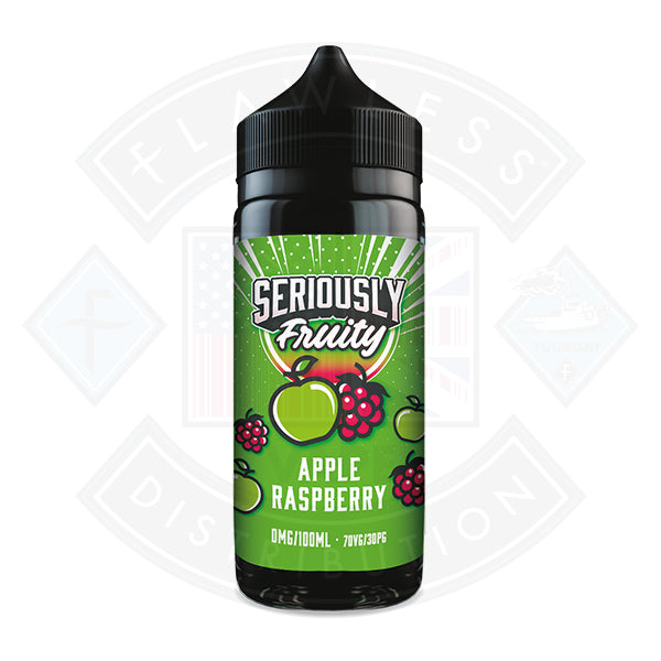 Buy Doozy Vape Seriously Fruity Apple Raspberry 0mg 100ml Shortfill