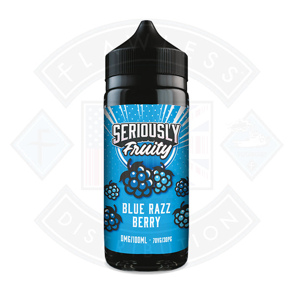 Buy Doozy Vape Seriously Fruity Blue Razz Berry 0mg 100ml Shortfill
