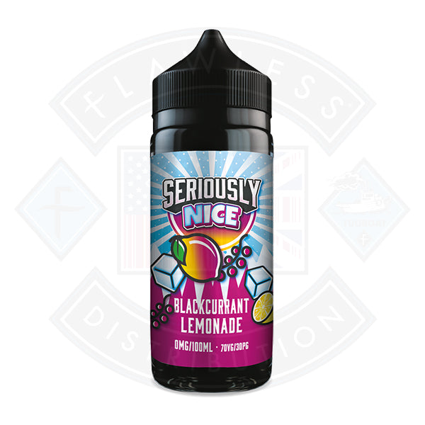 Buy Doozy Vape Seriously Nice Blackcurrant Lemonade 0mg 100ml Shortfill