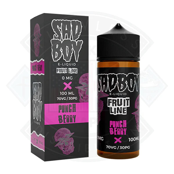 Buy Sadboy Fruit Line- Punch Berry (Punch Berry Blood) 100ml 0mg shortfill e-liquid