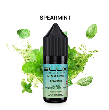 Buy Elux Legend 10ml Nic Salt - Pack of 10 Spear Mint
