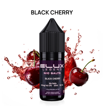 Buy Elux Legend 10ml Nic Salt - Pack of 10 Black Cherry